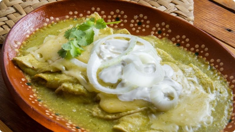 enchiladas verde
