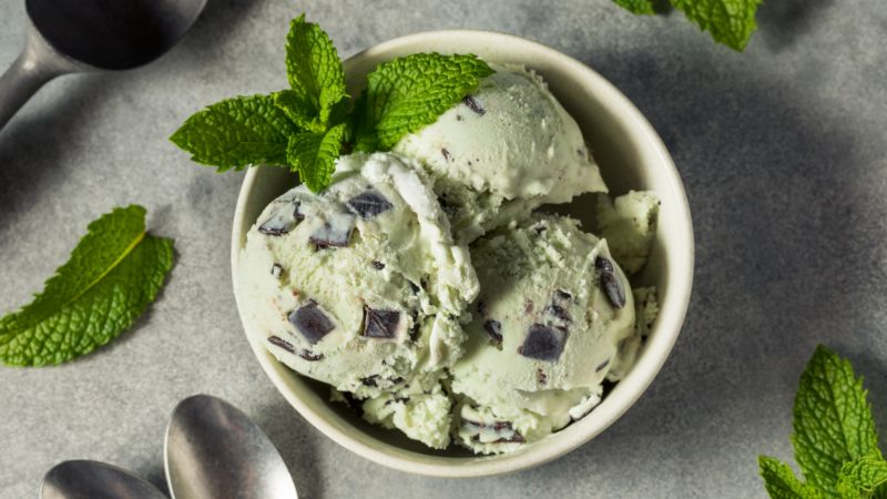 mint chocolate chip ice cream