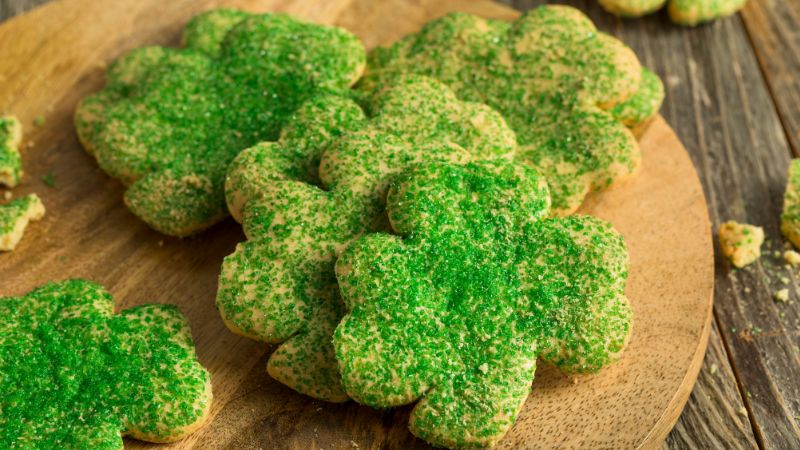 shamrock cookies